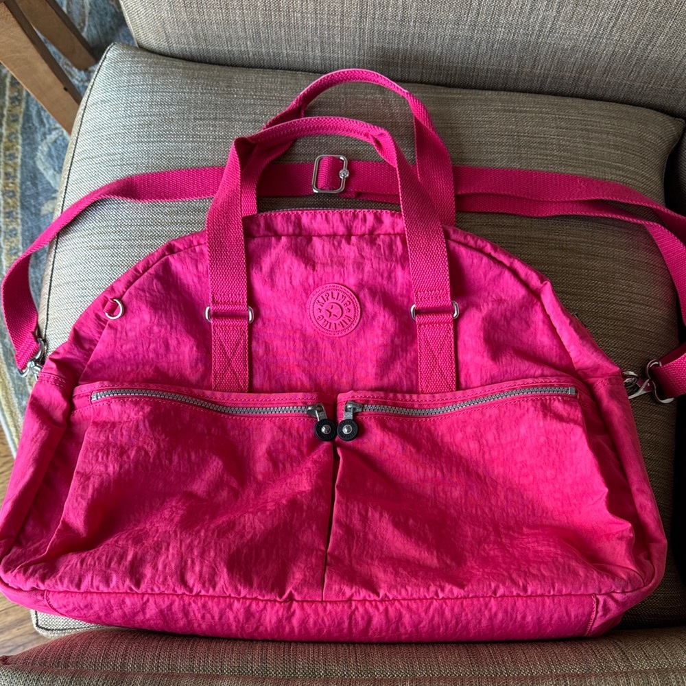 Kipling Hot Pink Travel Bag